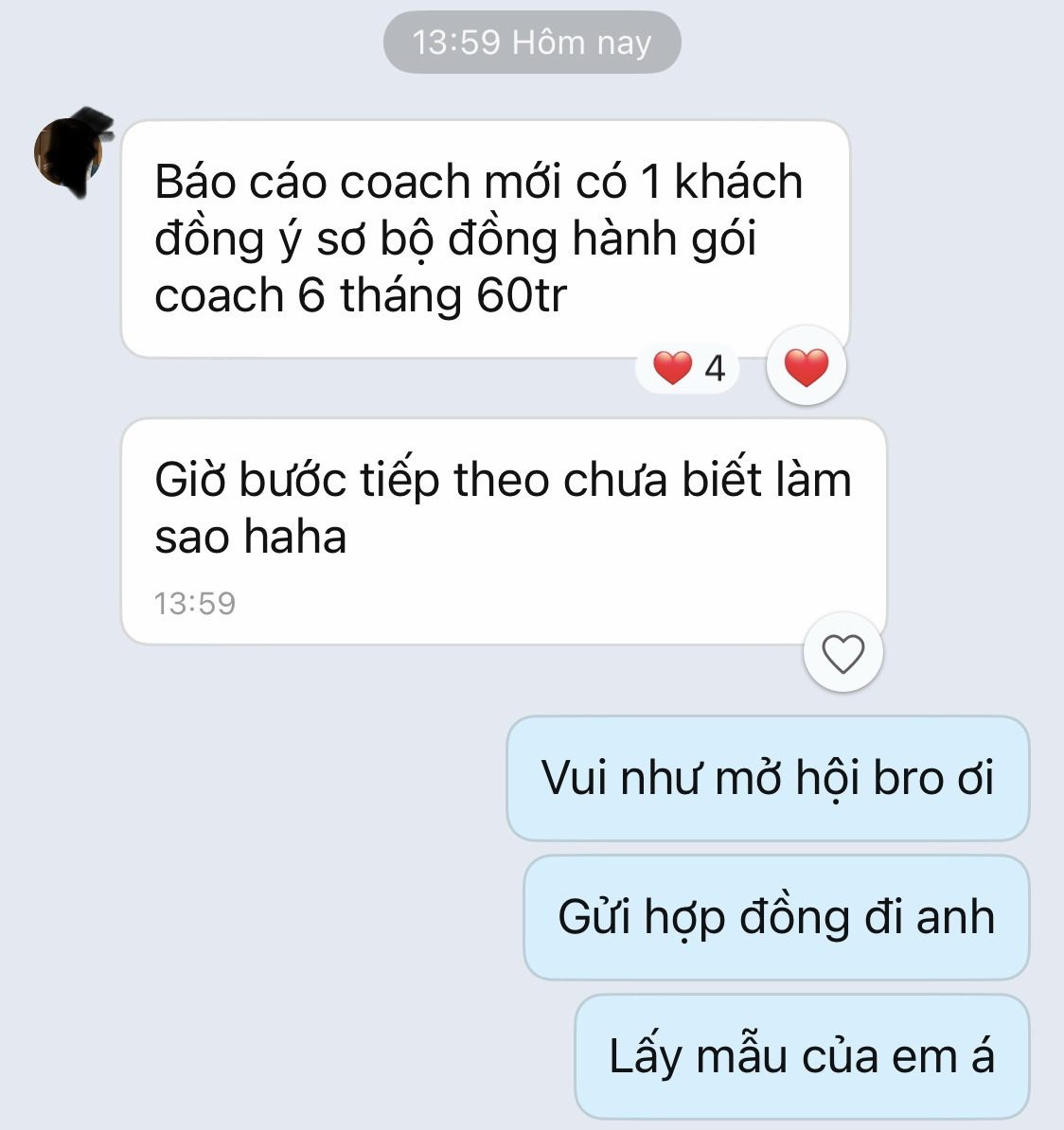 Tin nhắn học viên