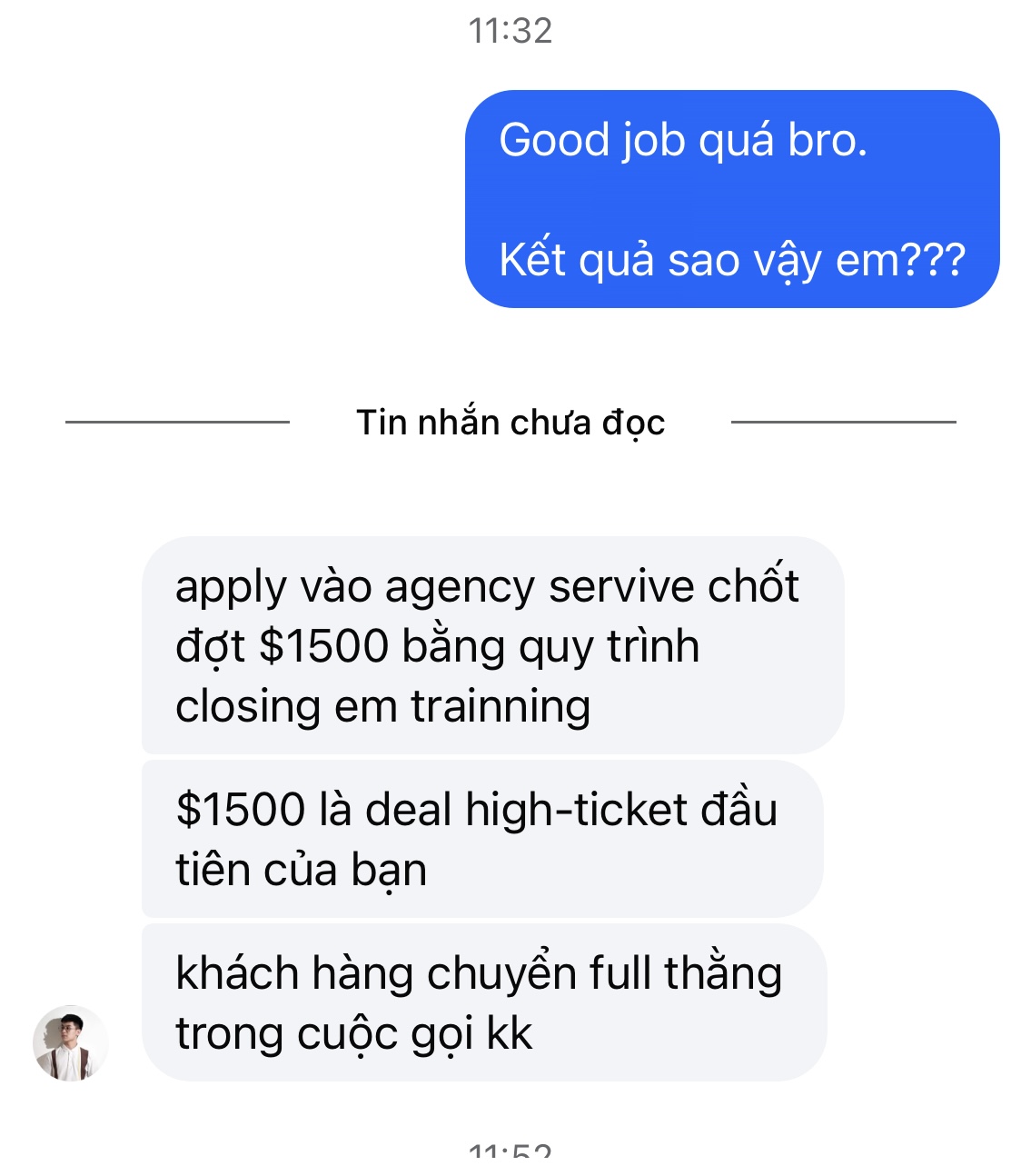 Tin nhắn học viên